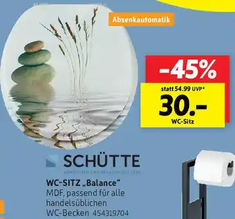 SCONTO SCHÜTTE WC-SITZ „Balance" Angebot