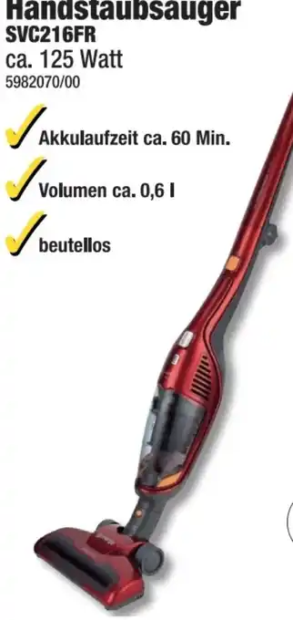 Poco Gorenje Handstaubsauger SVC216FR Angebot