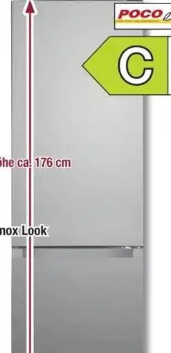 Poco Poco Line Kühl-Gefrierkombi KGK 262-176 CIX Angebot