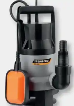 B1 Discount Baumarkt Steinberg Kunstoff-Schmutzwasserpumpe SDW 400 Angebot
