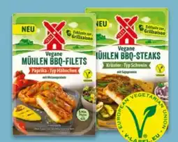 NETTO Rügenwalder Mühle Vegane Mühlen BBQ-Filets Paprika-Typ Hähnchen Angebot