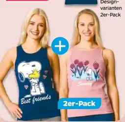 NETTO Peanuts Damen Snoopy Top Angebot