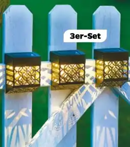 NETTO Garden Dream Solar-Zaunleuchten Angebot
