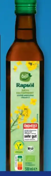 Aldi Süd Bio Smiley Rapsöl Angebot