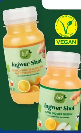 Aldi Süd Bio Smiley Bio-Ingwer-Shot vegan Angebot