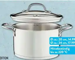 Aldi Süd Crofton Edelstahl-Topf 20 cm Angebot