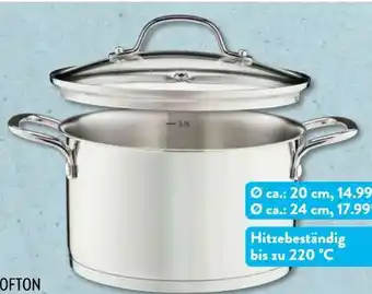 Aldi Süd Crofton Edelstahl-Topf 20 cm Angebot