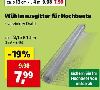 Wühlmausgitter für hochbeete