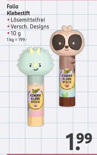 Rossmann Folia klebestift Angebot