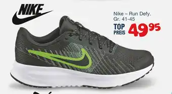 Siemes Schuhcenter Nike run defy Angebot