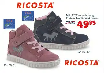 Siemes Schuhcenter Ricosta kinderstiefel nautic oder sucre Angebot