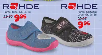 Siemes Schuhcenter Rohde kinder hausschuhe blau Angebot