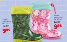 Siemes Schuhcenter Kinder gummistiefel grün/multi Angebot
