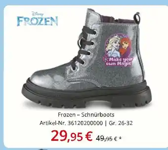 Siemes Schuhcenter Disney frozen schnürboots Angebot