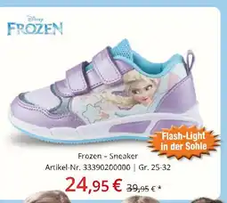 Siemes Schuhcenter Disney frozen sneaker Angebot