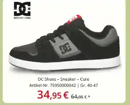 Siemes Schuhcenter Dc shoes sneaker cure Angebot