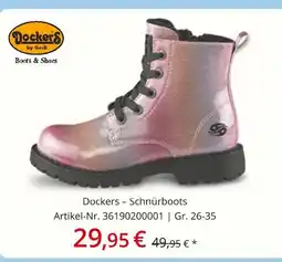 Siemes Schuhcenter Dockers schnürboots Angebot