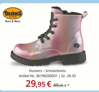 Siemes Schuhcenter Dockers schnürboots Angebot