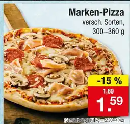 Zimmermann Marken-pizza Angebot