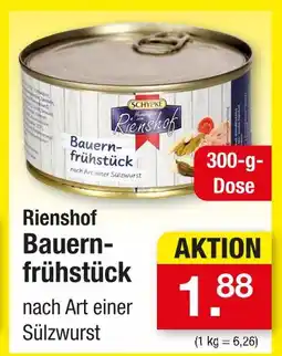 Zimmermann Schypke rienshof bauernfrühstück Angebot