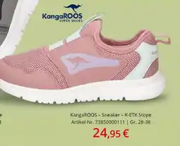 Siemes Schuhcenter Kangaroos sneaker k-etk stope Angebot