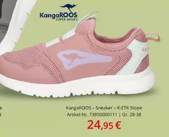 Siemes Schuhcenter Kangaroos sneaker k-etk stope Angebot