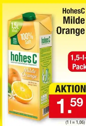 Zimmermann Hohes c milde orange Angebot
