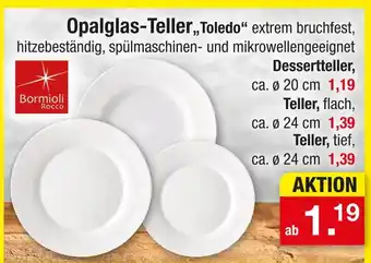 Zimmermann Bormioli rocco opalglas-teller„toledo“ Angebot