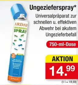Zimmermann Ardap ungezieferspray Angebot