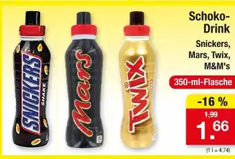 Zimmermann Snickers schoko-drink snickers Angebot