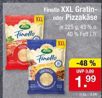 Zimmermann Arla finello xxl pizzakäse Angebot