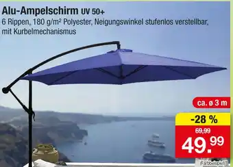 Zimmermann Alu-ampelschirm uv 50+ Angebot