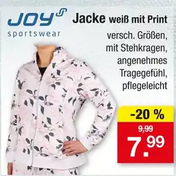 Zimmermann Joy sportswear jacke weiß mit print Angebot