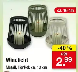 Zimmermann Windlicht Angebot
