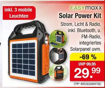 Zimmermann Easymaxx solar power kit Angebot