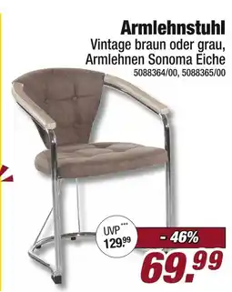 Poco Armlehnstuhl vintage braun Angebot