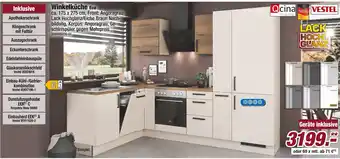 Poco Qcina by artego, vestel winkelküche eco Angebot