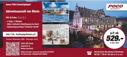 Poco Poco line adventsauszeit am rhein Angebot
