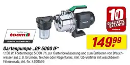 toom Baumarkt Toom gartenpumpe „gp 5000 if“ Angebot