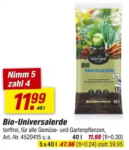 toom Baumarkt Bio-universalerde Angebot
