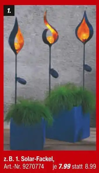 toom Baumarkt Solar-fackel Angebot