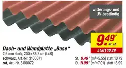 toom Baumarkt Dach- und wandplatte „base“ Angebot