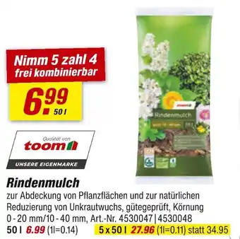toom Baumarkt Toom rindenmulch Angebot