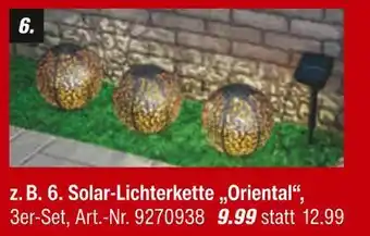 toom Baumarkt Solar-lichterkette 'oriental' Angebot