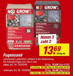 toom Baumarkt Dansand fugensand natur Angebot
