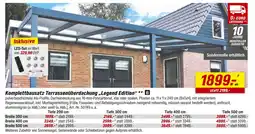 toom Baumarkt Komplettbausatz terrassenüberdachung „legend edition“ Angebot