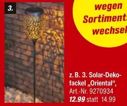 toom Baumarkt Solar-deko-fackel oriental Angebot