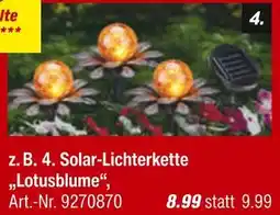 toom Baumarkt Solar-lichterkette lotusblume Angebot