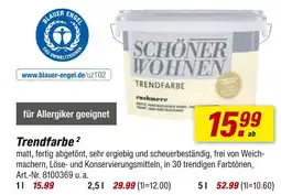 toom Baumarkt Schöner wohnen trendfarbe Angebot