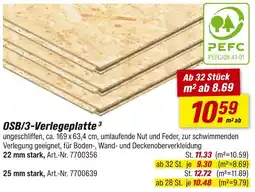 toom Baumarkt Osb/3-verlegeplatte Angebot